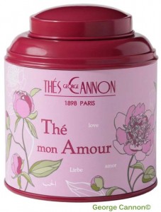 Thé Mon amour, fabrication spéciale Saint-Valentin de chez George Cannon